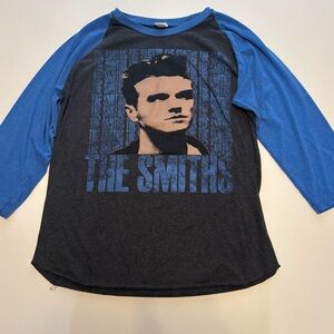 Vintage the smiths baseball style tee